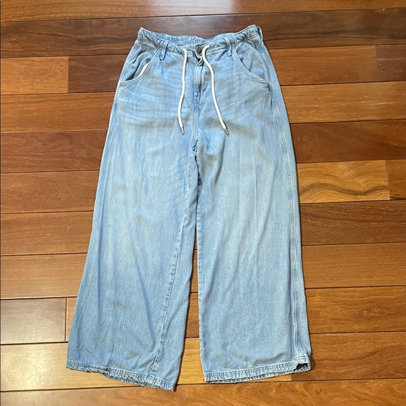 Slouchy wide leg Denim Pants - Picture 5 of 6